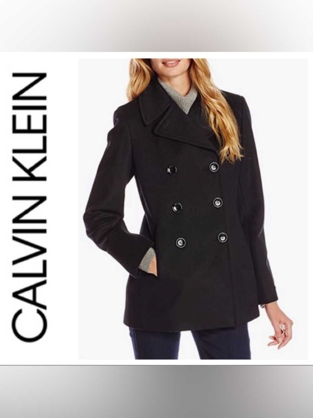 Calvin Klein Women's Peacoat Jacket